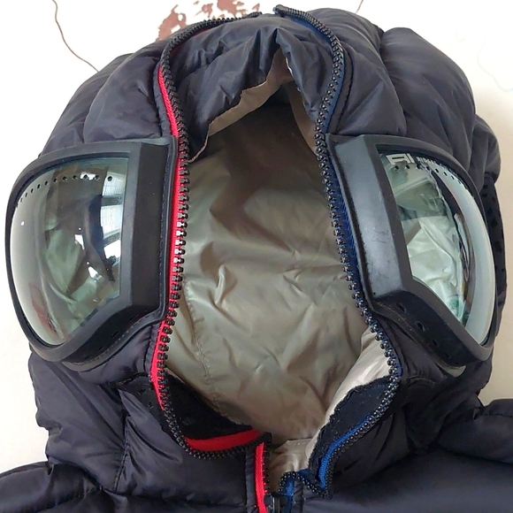 AI riders on the storm black down jacket - Picture 13 of 14